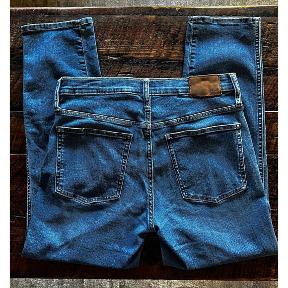 J Crew Certified Factory  Vintage Straight High Rise Womens Denim Blue Jeans 30 - Picture 2 of 11